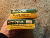 (25) Rem. 8mm Mauser Cartridges - (2) Boxes