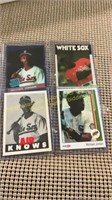 4 Michael Jordan Rookie Baseball Cards