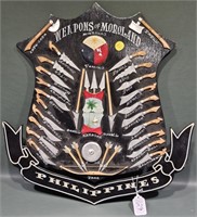 WEAPONS OF MORELAND PHILIPPINES WALL PLAQUE