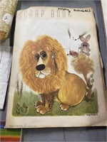 Vintage scrapbook