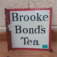 Original Enamel "Brooke Bond's Tea" Double