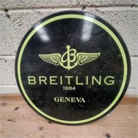 "Breitling of Geneva" Metal Shop Sign (61cm