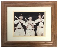 Autographed Photo-Ted Williams, Mickey Mantle, Etc