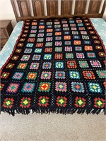 Vintage Afghan Blanket