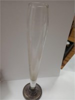 Duchin creation weighted sterling etched glass