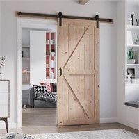 36in x 84in Wood Barn Door