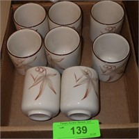 8 VINTAGE WINFIELD SAKI / JUICE CUPS