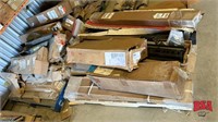 3 Pallets of rails, hitches, bolts, mounting kits