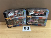 LOT OF 4 - 1:24 SCALE HOT WHEELS NASCARS