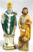 2 Religious Figurines 8"