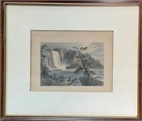 DESIRABLE W.H BARTLETT COLORED ENGRAVING