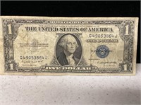 $1 Blue Letter Silver Certificate 1935 G