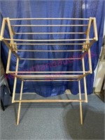 Vintage drying rack (folding) wooden