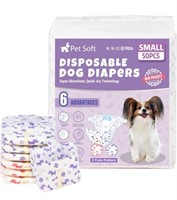 Pet Soft Disposable dog diapers size small
