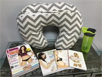 Women's health and fitness/pillow lot