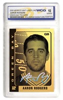 2008 Merrick Aaron Rodgers Nfl Wcg Gem Mint 10