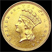 1861 Rare Gold Dollar UNCIRCULATED