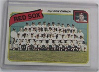 Red Sox Team Photo Card