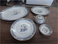 Antique Haviland platers, plates and more
