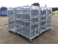 48"x30"x60" Collapsible Rolling Carts