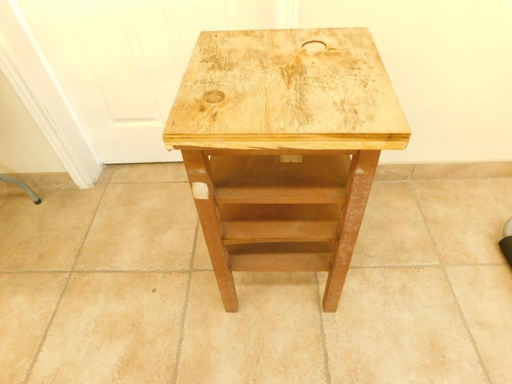 Decorative Wooden Table 16 X 16 X 30