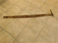 Antique Cross-Cut Saw 66 Inches Long