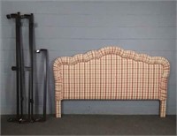 Upholstered King Headboard And Hollywood Frame