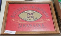 FRAMED HUSKER BACK TO BACK CHAMPIONSHIP CLOTH