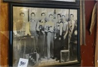 WMOX Sonny Burns Blue Sky Cowboys Framed Photo