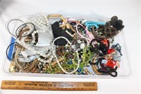 Large lot of costume jewelry-necklaces,cuffs,etc