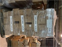 Pallet of Double tube lamp components
