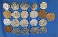 Foreign Coin Lot-French