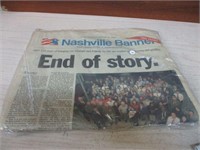 End of Story - Last Nashville Banner Printed
