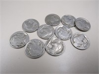 COLLECTION OF BUFFALO NICKELS VARIOUS DATES