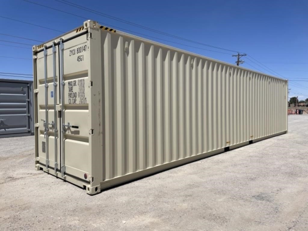 2024 40FT Shipping Container w/ Forklift Pockets