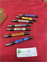 7 Farmers State Bank Bullet Pencils Ridgeway
