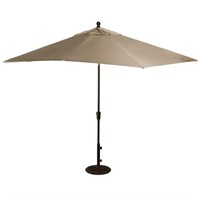Caspian 8 ft x 10 ft Patio Umbrella Ston Sunbrella