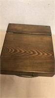 15”x4” wooden storage box