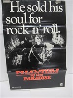 Phantom of the Paradise 1974 Tri-Fold Movie Poster