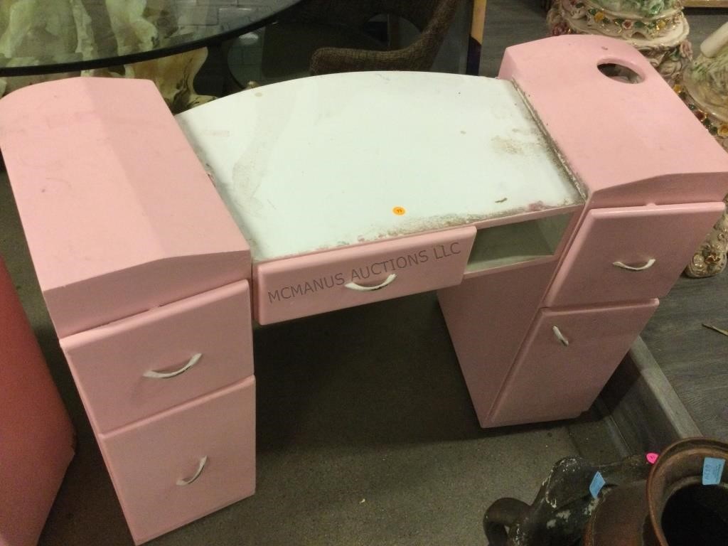 3ft Wide Salon Desk with Drawers
