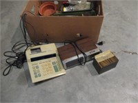 Adding Machine, Desk Clock, Misc Office/Desk Items