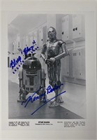 Autograph  Star Wars Press Kit Photo