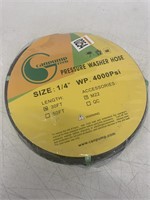 SEALED GREEN PRESSURE WASHER HOSE SIZE 1/4 IN x