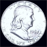 1952 Franklin Half Dollar ABOUT UNCIRCULATED