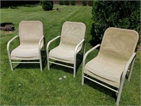 (3) Patio Chairs