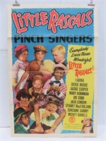 The Little Rascals The Pinch Singer '53 1sh Poster