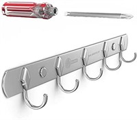 5 Hooks Rail for Hanging Grill or Smoker Tools & A