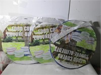 3X MILLENIUM COLLECTION FOOD COVERS FOR OUTDOOR