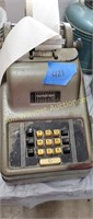 Vintage adding machine