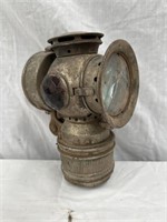 Early carbide bicycle lamp